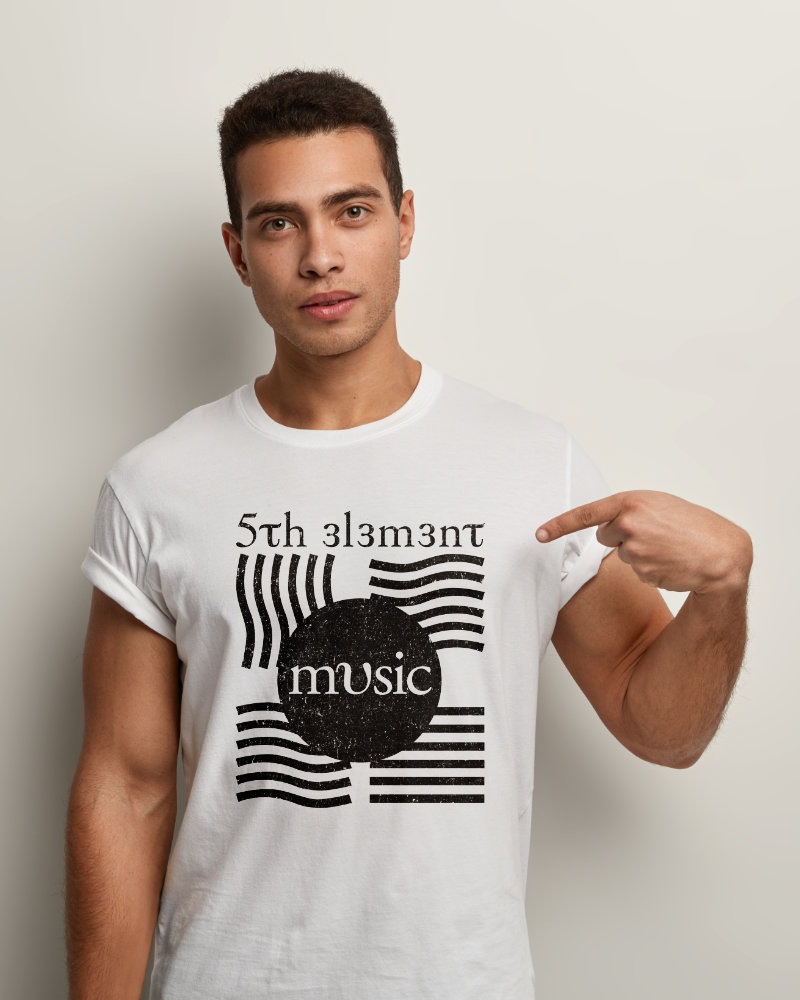 5th Element Music Graphic Tee Shirt